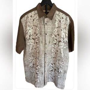 Havanera Co. Men's Button Down Shirt - Taupe